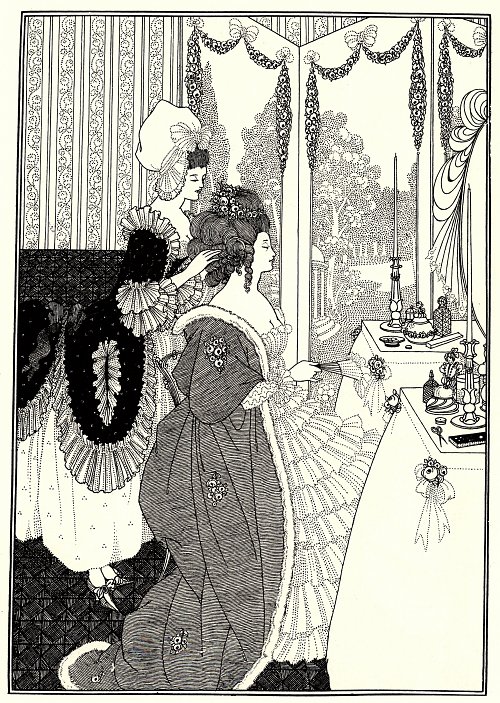 Aubrey Beardsley The Toilet  Wandbild